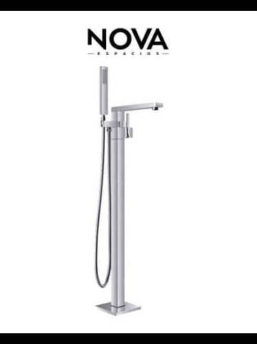 Grifería Para Bañera Piso Freestanding Kube Cromo Nvgri9826