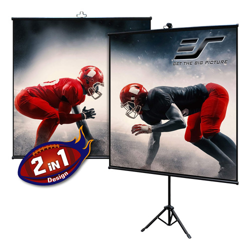 Elite Screens TriPod Series - Pantalla De Proyeccion Ajustab