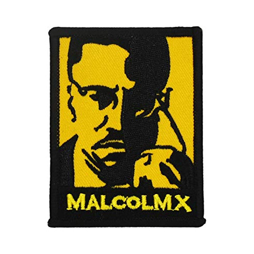 Parche Bordado De Malcolm X Y  Black Lives Matter , Puã...