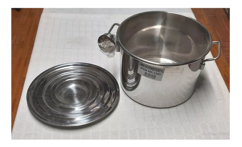 Olla Acero Inoxidable 30 Litros Espesor 2.0mm