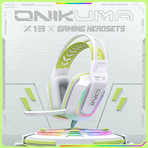 Audifono Gamer Onikuma X13 Cn Luzcancelacion Ruido Microfono