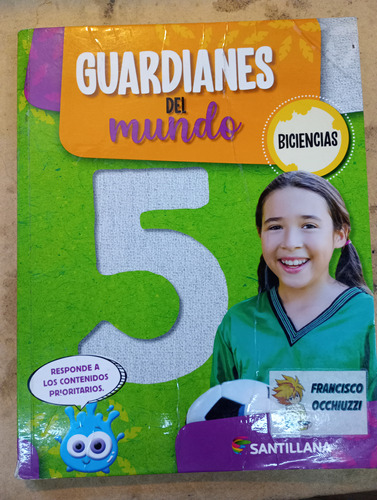 Guardianes Del Mundo 5 Biciencias Nación Santillana Usado 