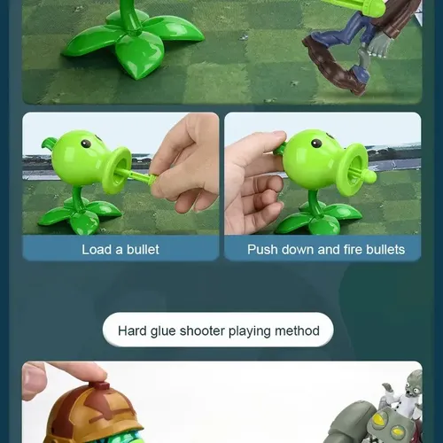 Sd Christmas Gift Plant Zombie Jogo Conjunto 25 Acessório Eq