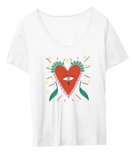 Camiseta Para Mujer Camiseta Básica Señoras Ropa Estampada