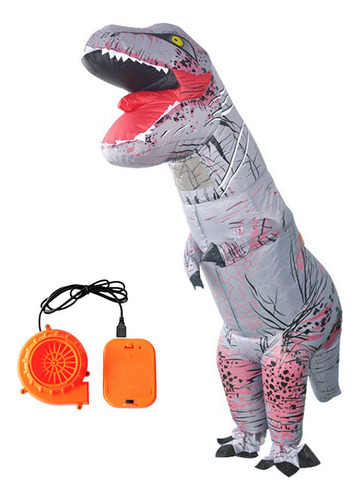 Disfraz Inflable De Dinosaurio Para Halloween, Color Gris L Dsv