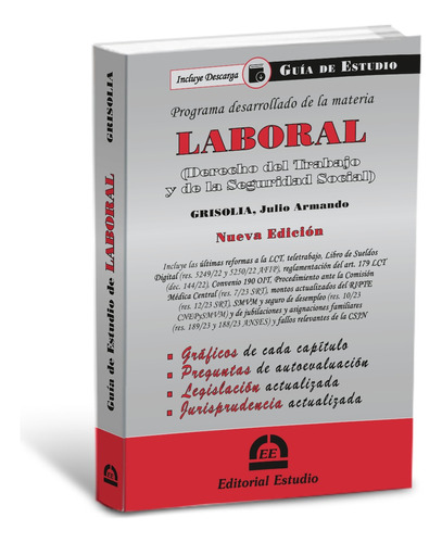 Guía De Estudio De Laboral / Editorial Estudio