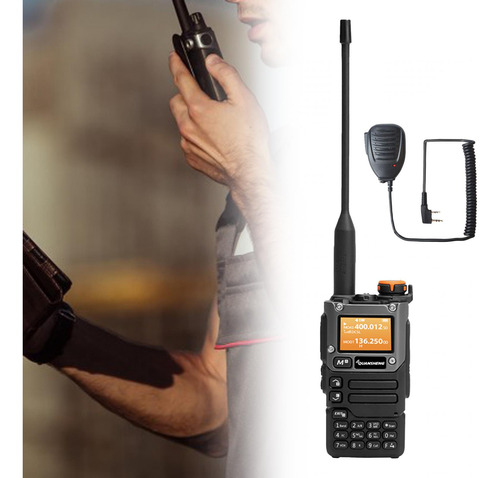 Radio Bidireccional Uv-k58 Vhf Uhf 50-600mhz Con Micrófono