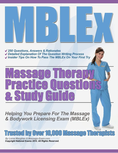 Libro Mblex Massage Therapy Practice Questions En Ingles