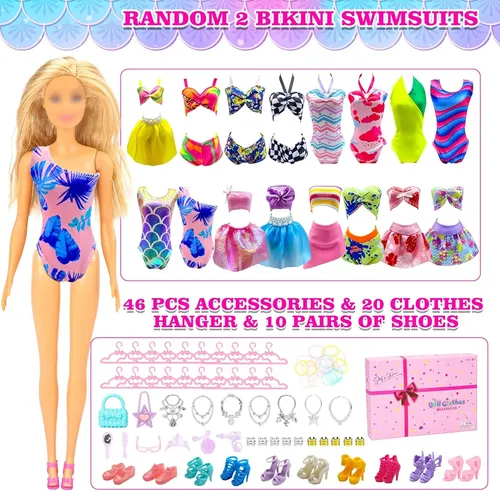 Ropa Muñeca, 8 PCS Prendas de Muñecas, Vestido Muñeca, Ropa de Muñeca de Moda, Ropa y Ropa Muñeca, 8 PCS Prendas de Muñecas, Vestido Muñeca, Ropa de Muñeca de Moda, Ropa y