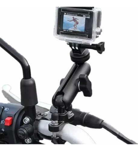 Base Soporte Cámara Moto Tipo Ram Gopro, Osmo Stockrider