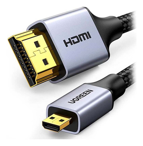 Cable Ugreen Micro Hdmi Hdmi Hd109 2 Metros 10600 Black