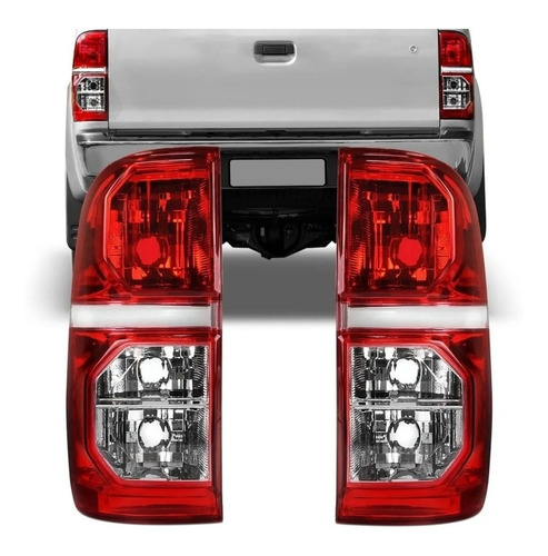 Juego Faros Opticas Hilux 2012 2013 2014 2015 Fal