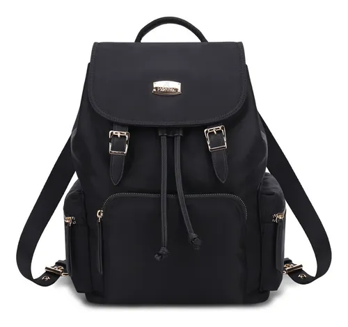 Mochilas negras para mujer clearance