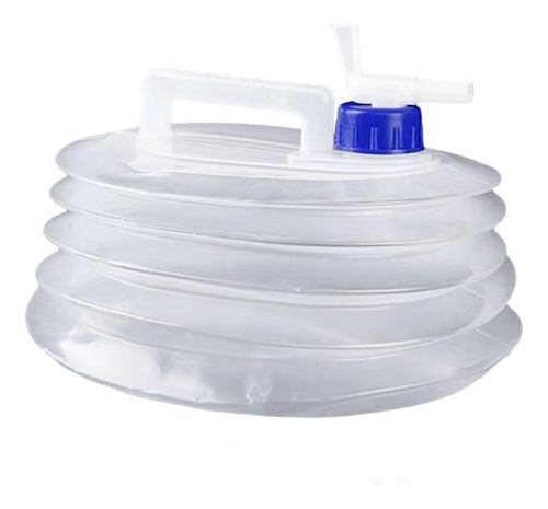 Contenedor De Agua Plegable Con Botella De Agua Con 5l