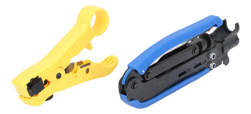 Pinzas Para Engarzar Cables Coaxiales, Herramienta Combinada