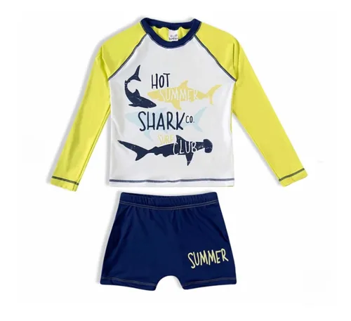 Blusa Prote o Solar Infantil Roupa De Praia Menino Tip Top
