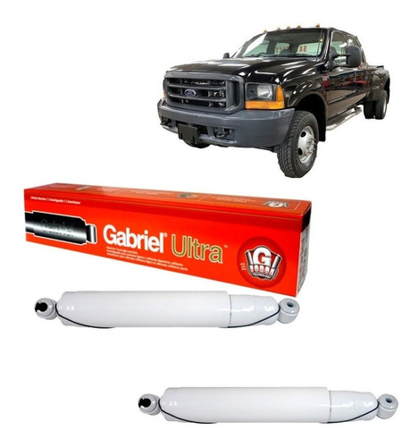 Par Amortiguadores Traseros Para Ford F-350 4wd 1996 1999