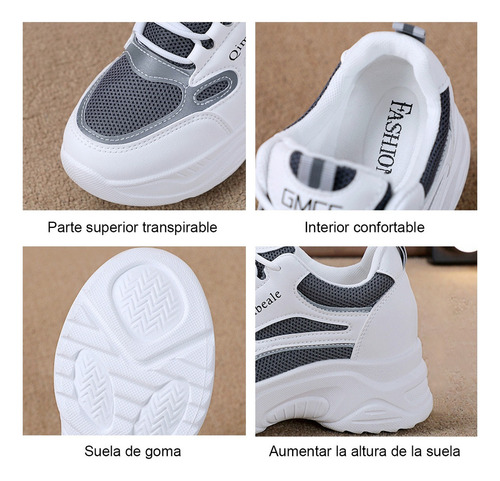 Zapatillas De Plataforma Cómodas E Informales For Mujer