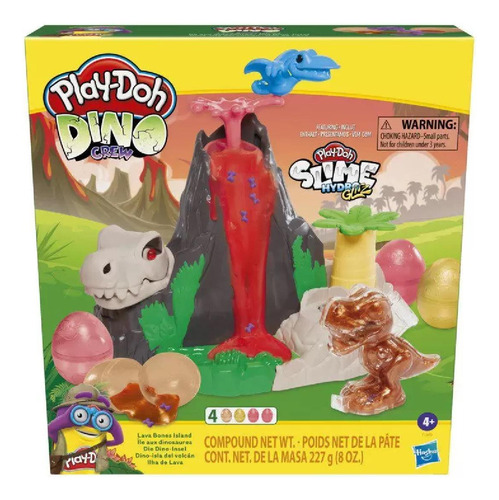 Massinha Play Doh Dino Crew Ilha Da Lava F1500 Hasbro