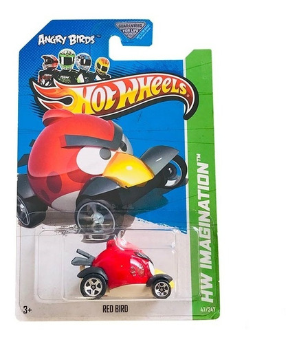 Juguete Carro Hot Wheels Angry Birds Red De Coleccion