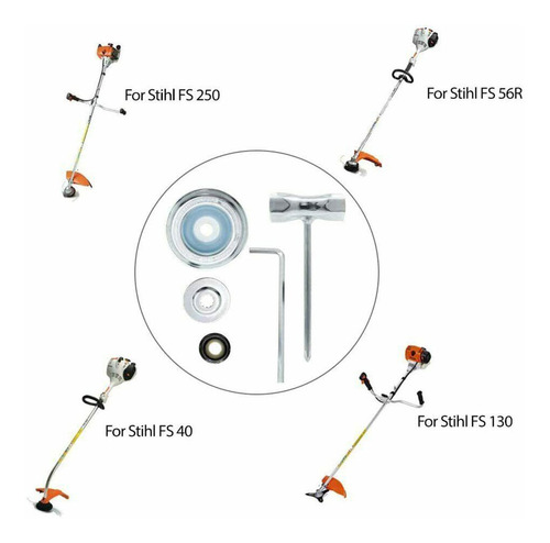 Kit De Adaptador De Cabezal Cortacésped Adaptador De