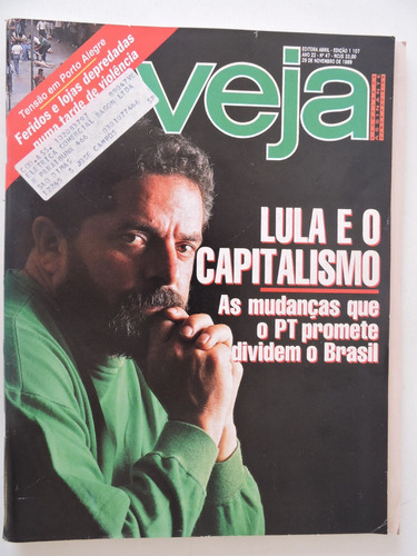 Veja #1107 29/nov/1989 Lula E O Capitalismo