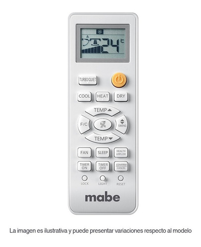 Aire Acondicionad Mabe Frío 12000btu 220v 230v Mmt12cdbwcam2