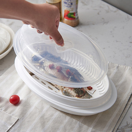 Microwave Fish Steamer - Plastic Microwave Container For Fis