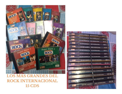 Colección Los Mas Grandes Del Rock Internacional Oferta 15cd