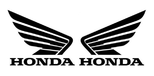 Adesivo Honda Asas Preto Tanque Carenagem Hornet Cb Cg - Par