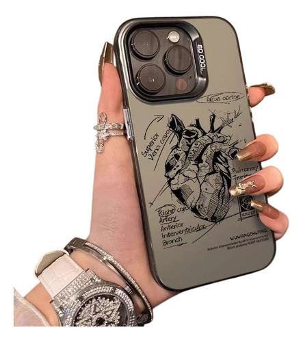 Capa Case Capinha Anti Impacto Premium P/ Iphone 13,14,15,16 Preto 16 Pro Max