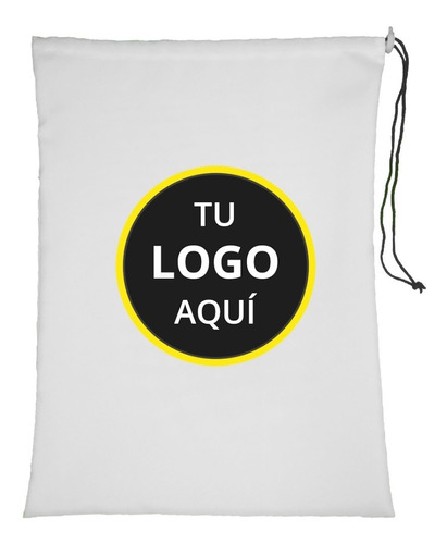 Bolsas De Tela Con Tu Marca O Logo (300un) 15x20cm.