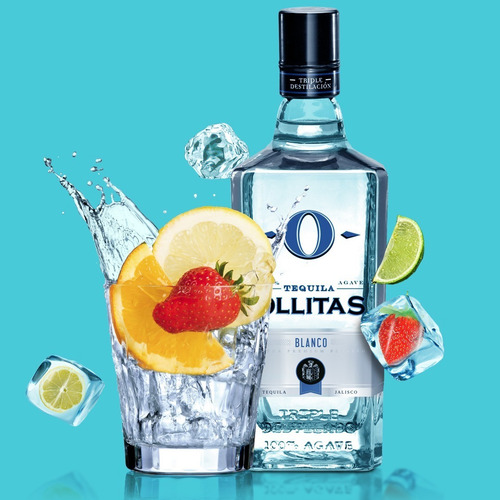 Tequila Ollitas Blanco Triple Destilado 100% Agave