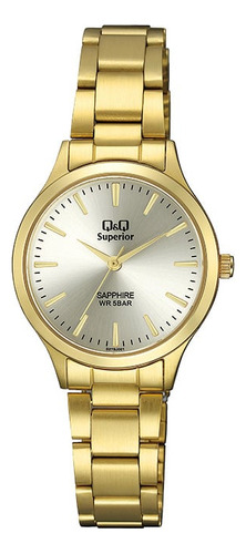 Reloj Para Mujer Q&q Superior S279j001y Dorado
