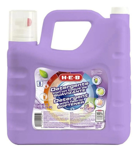 Detergente Liquido Con Suavizante Heb 7 Litros