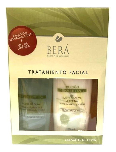 Estuche Bera Emulsión Desmaquillante + Gel Limpieza 200 Ml