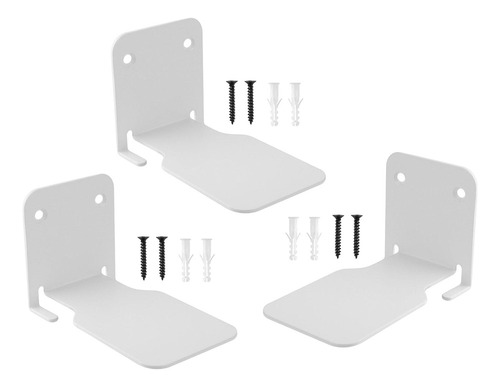 * 3x Soporte De Estantería Flotante Invisible De Acero