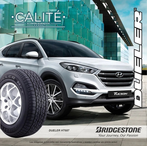 2u 225/65 R17 101h Dueler H/t 687 Bridgestone Envío Gratis