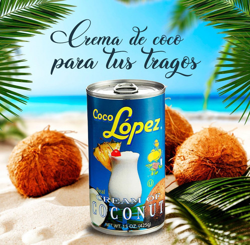 Crema De Coco, Coco Lopez 425g