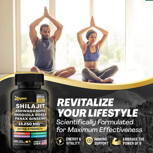 Zoyava Pure Himalayan Shilajit, 9000 Mg Por Porção