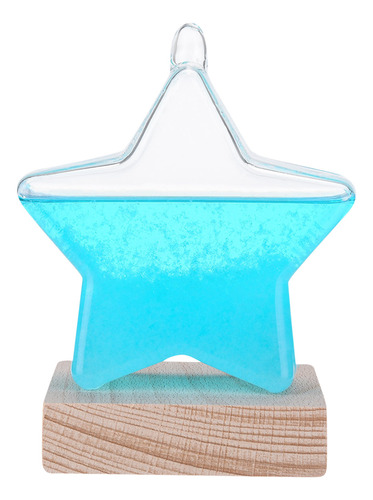 Botella De Vidrio Weather Forecaster Glass Star Con Base Bar