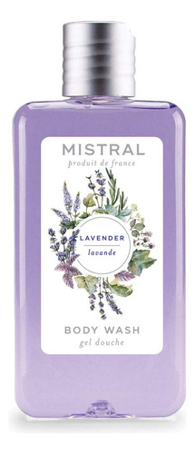 Mistral Gel De Bano Aceite De Oliva De Aloe Organico, Lavand