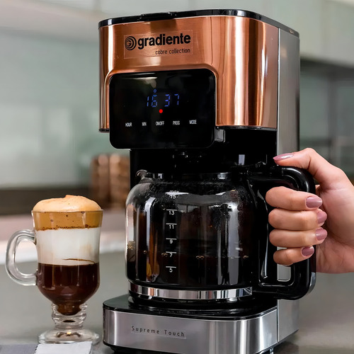 Cafeteira Digital Programável Supreme Touch Gradiente 127v