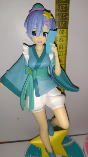 Figura Anime Ram Y Rem 100% Original Re:zero (Usado)