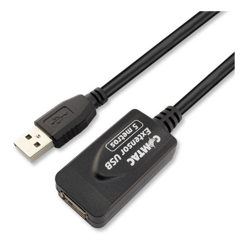 Cabo Extensor Usb 2.0 Am Af 5 Metros Comtac 9093