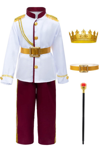 Togrop Disfraz De Príncipe Encantador Para Niños Royal Princ