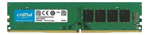 Memória RAM color verde  8GB 1 Crucial CT8G4DFS8266