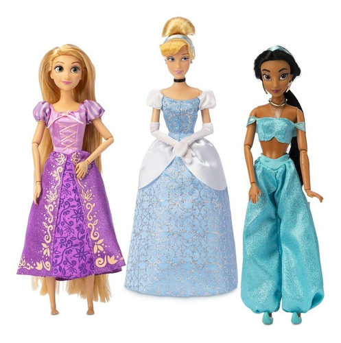 Set 11 Muñecas Clasicas Princesas De Colección Disney Store