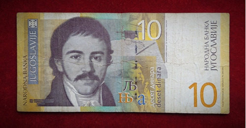 Billete 10 Dinara Yugoslavia 2000 Pick 153 B 