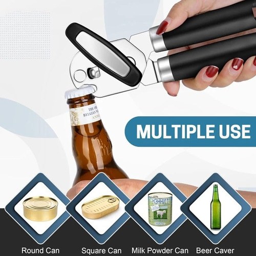Lata De Acero Inoxidable Premium Y Abridor De Botellas: Herr